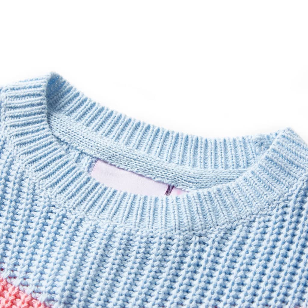 Vidaxl kindertrui gebreid 92 blauw