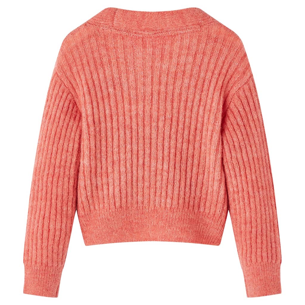 Vidaxl kindervest gebreid 104 middelroze