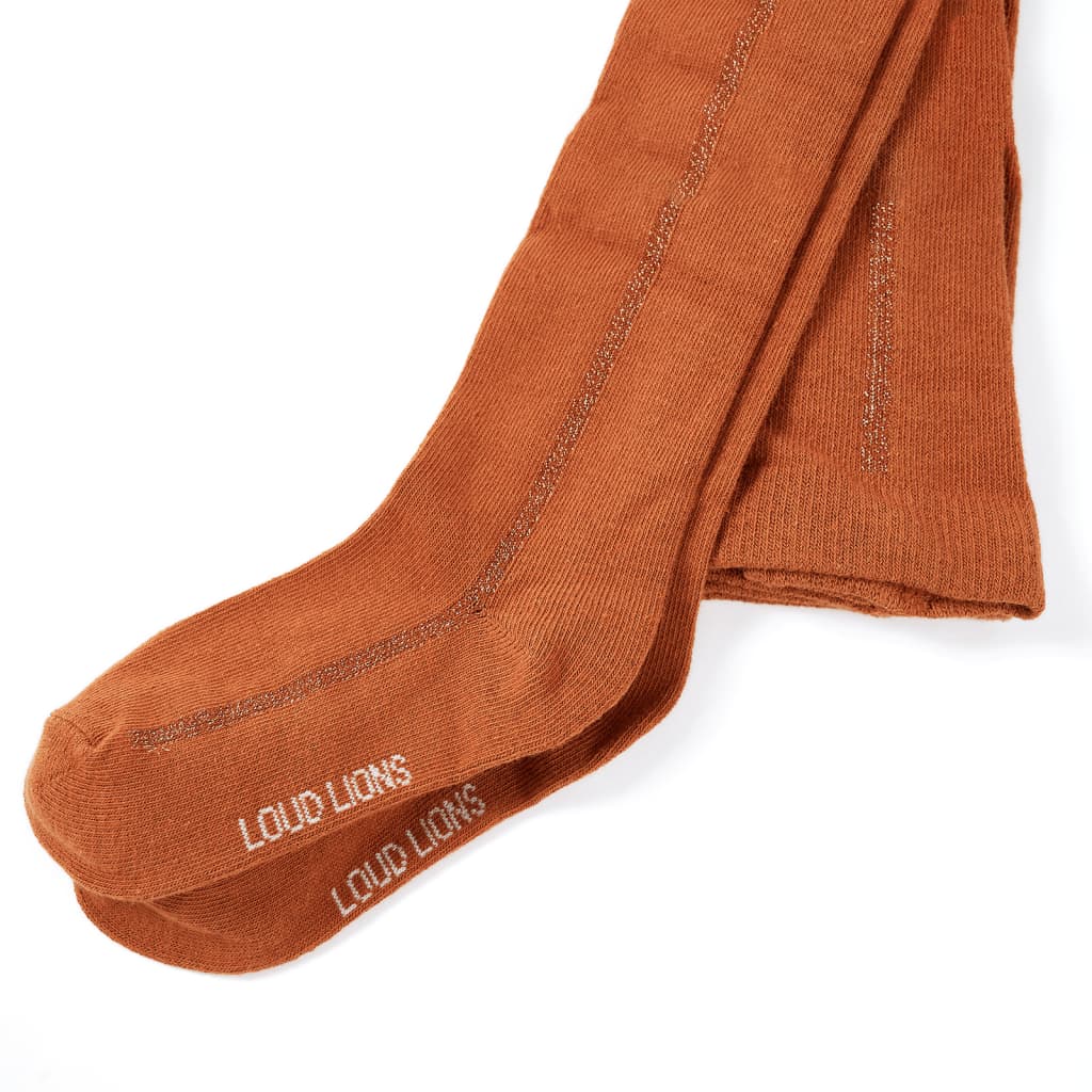 Vidaxl kindermaillot 128 cognackleurig