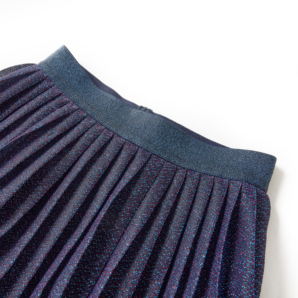 Vidaxl kinderrokje met glitters 104 marineblauw