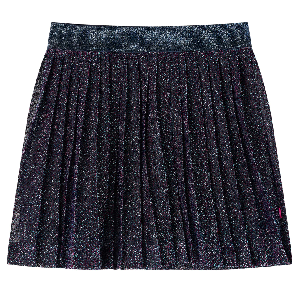 Vidaxl kinderrokje met glitters 116 marineblauw