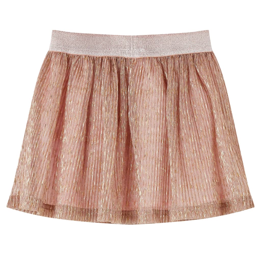 Vidaxl kinderrokje met glitters 104 zachtroze