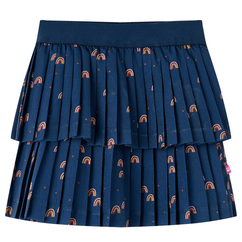 Vidaxl kinderrokje 128 marineblauw