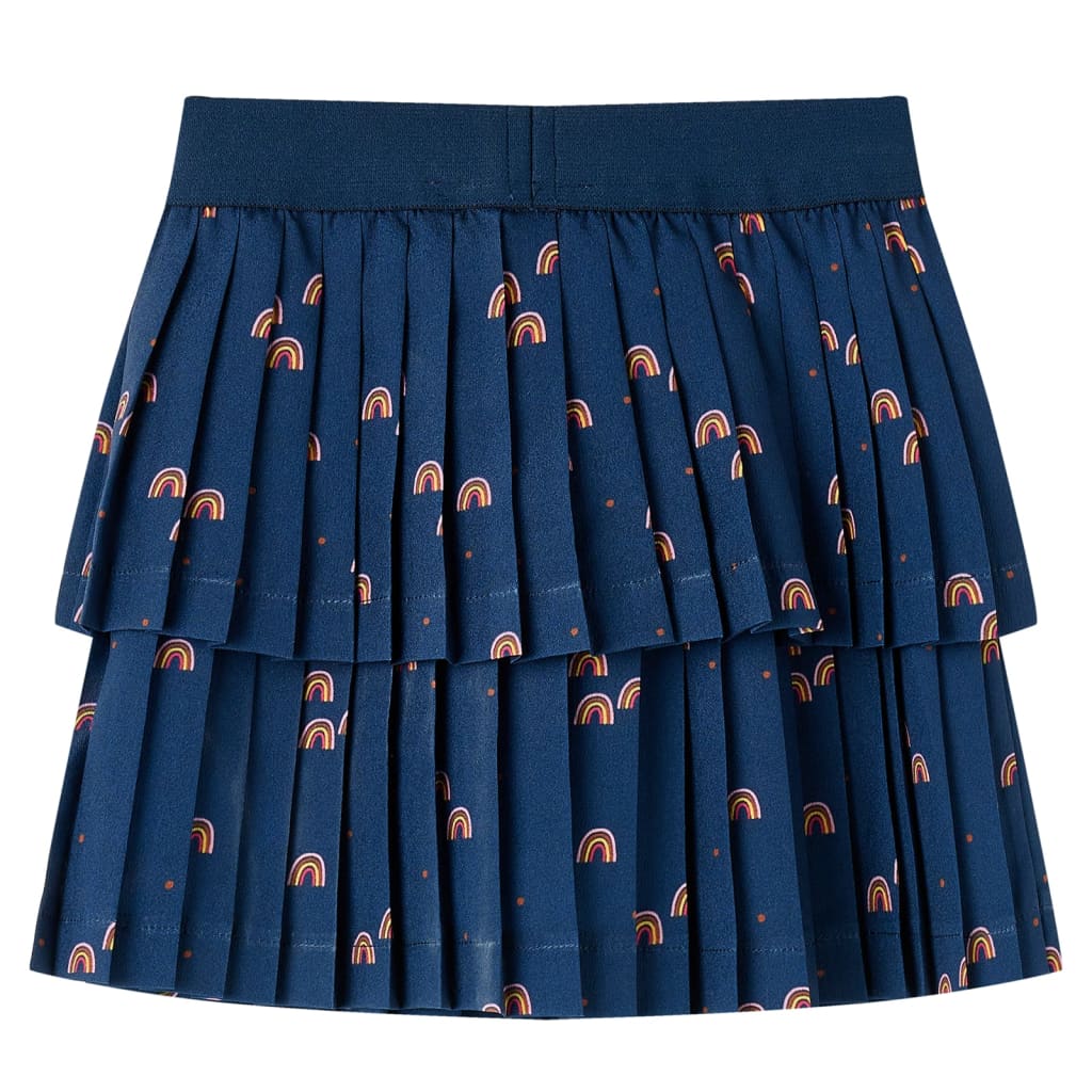 Vidaxl kinderrokje 140 marineblauw