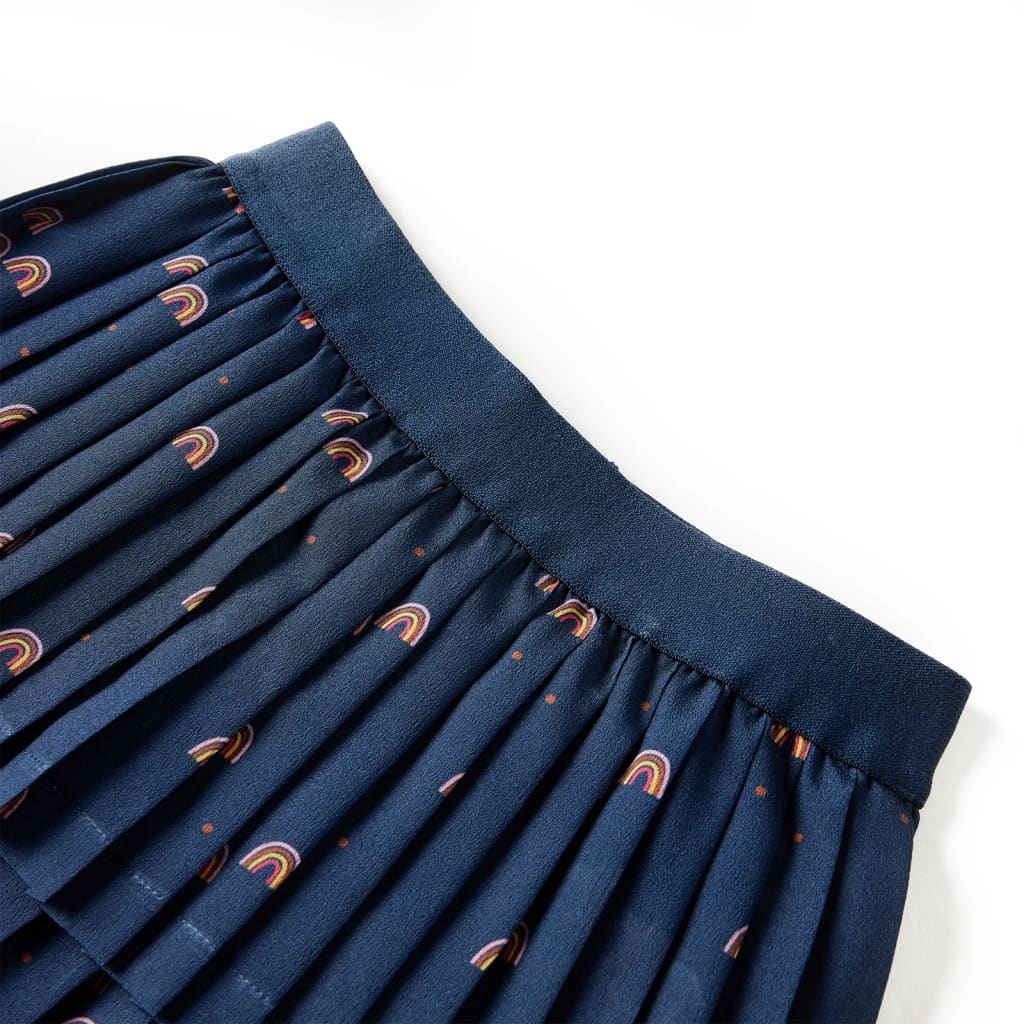 Vidaxl kinderrokje 140 marineblauw