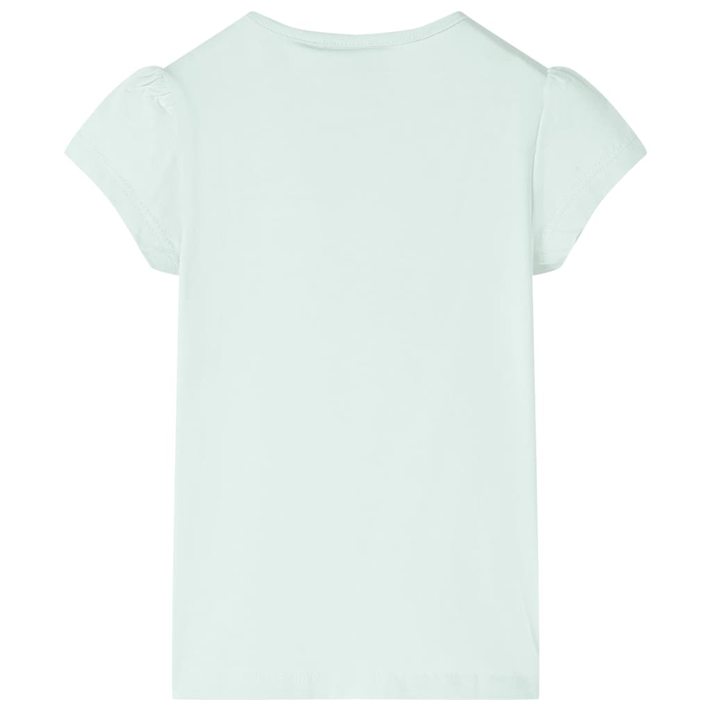 Vidaxl kindershirt 104 lichtmintkleurig