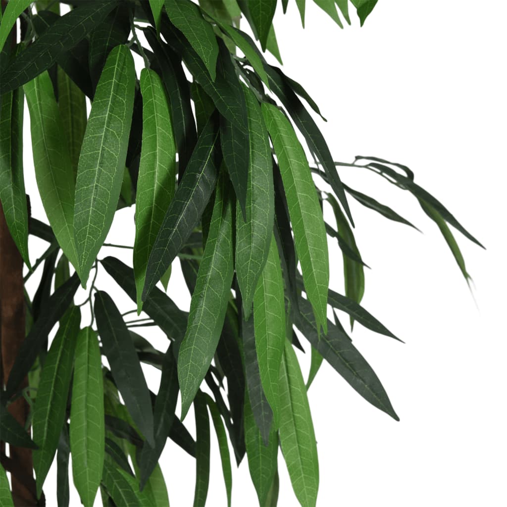 Vidaxl kunstplant mangoboom 1050 bladeren 200 cm groen