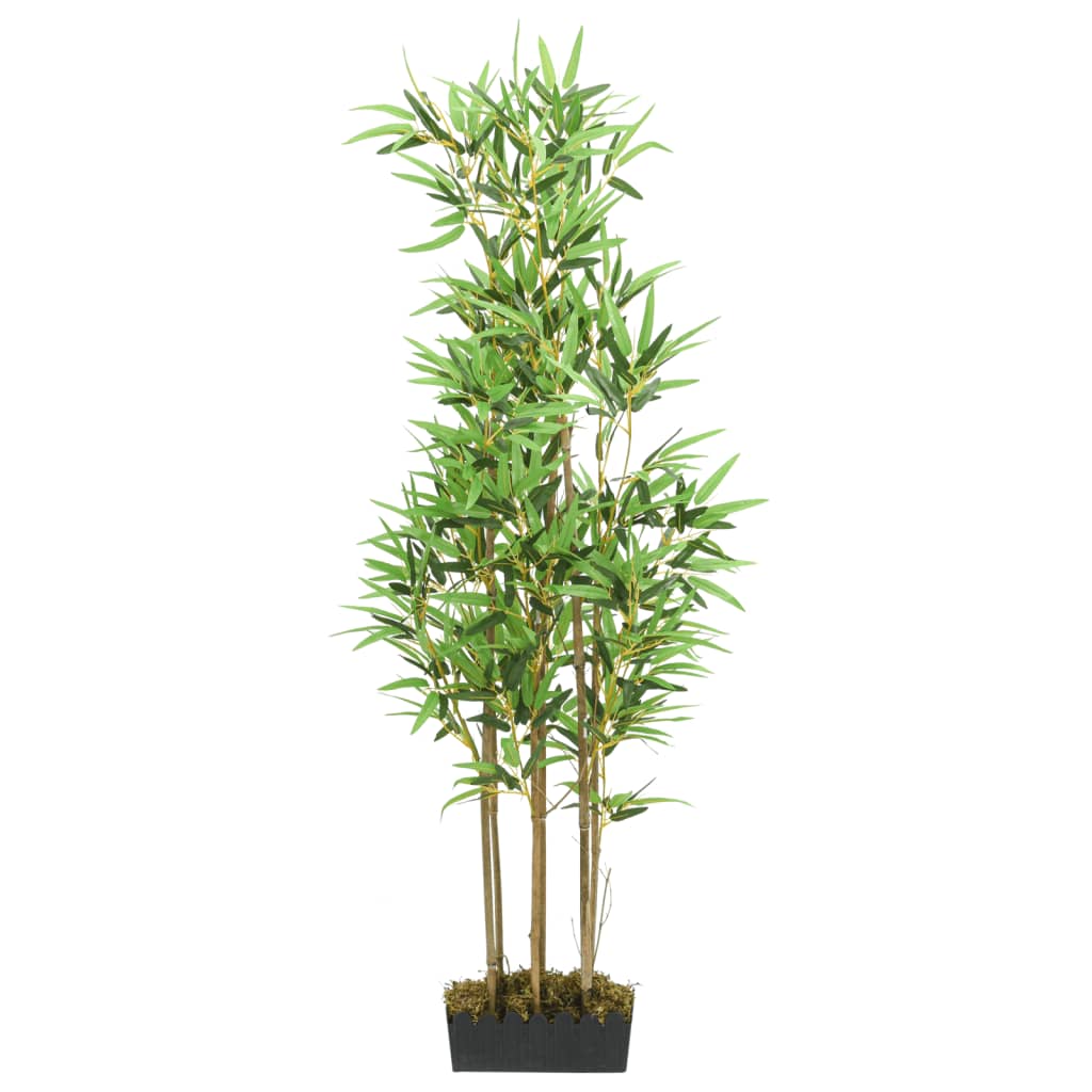 VidaXL Kunstplant bamboe 828 bladeren 150 cm groen