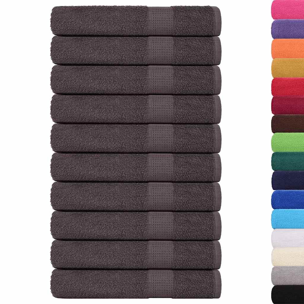 Vidaxl handdoeken frogn 25 st 100x200 cm 360 g m² antraciet