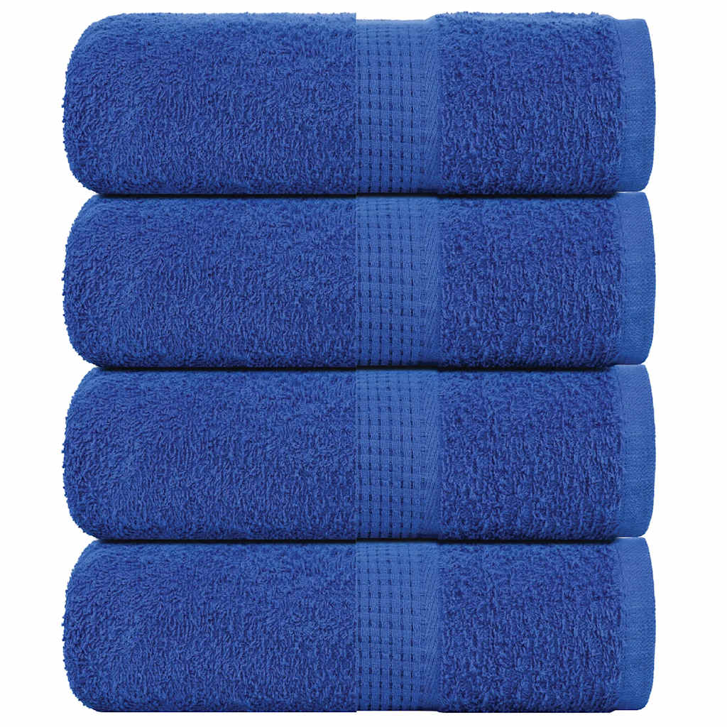 Vidaxl washandjes frogn 4 st 30x30 cm 360 g m² blauw