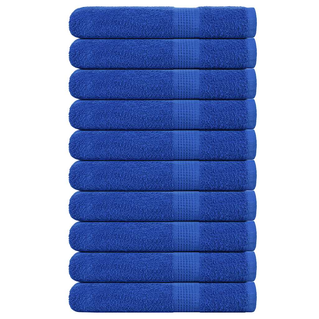 Vidaxl saunahanddoeken frogn 10 st 80x200 cm 360 g m² blauw