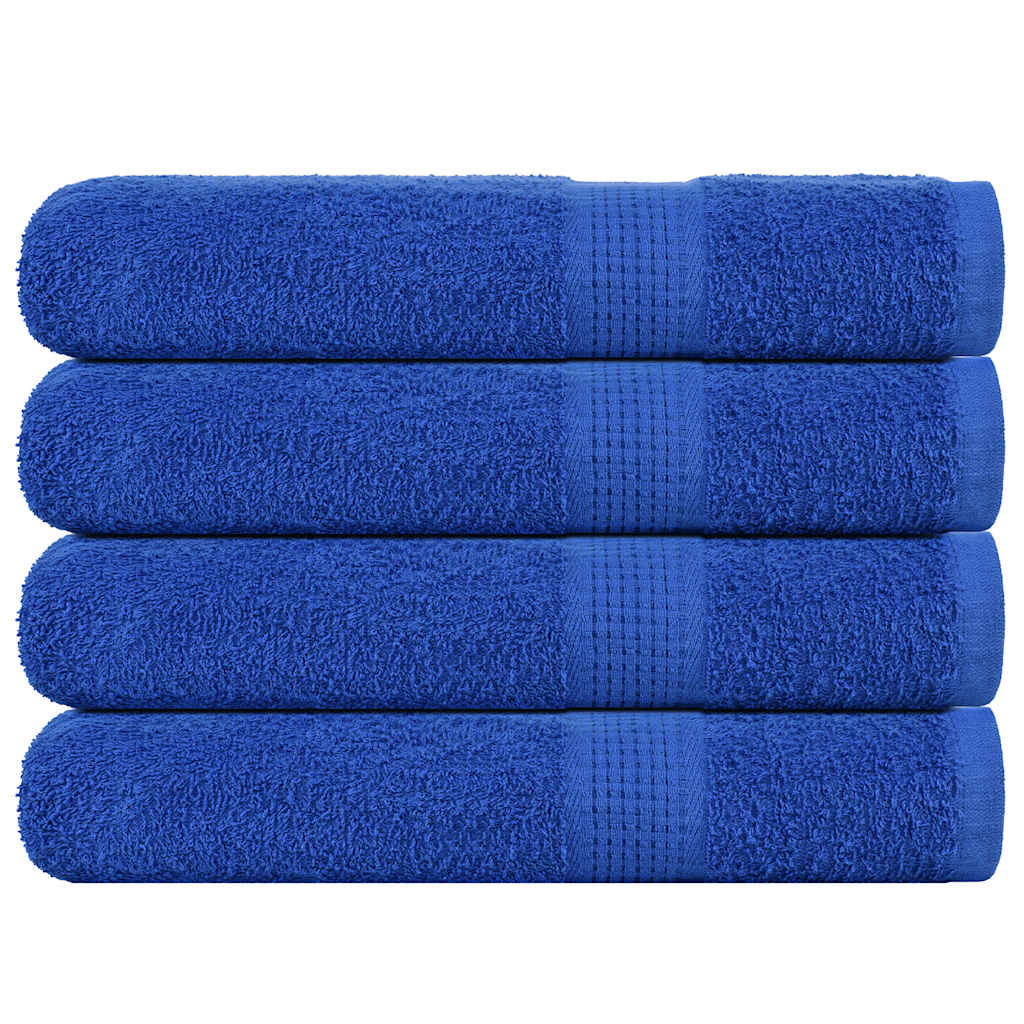 Vidaxl handdoeken frogn 4 st 100x200 cm 360 g m² blauw