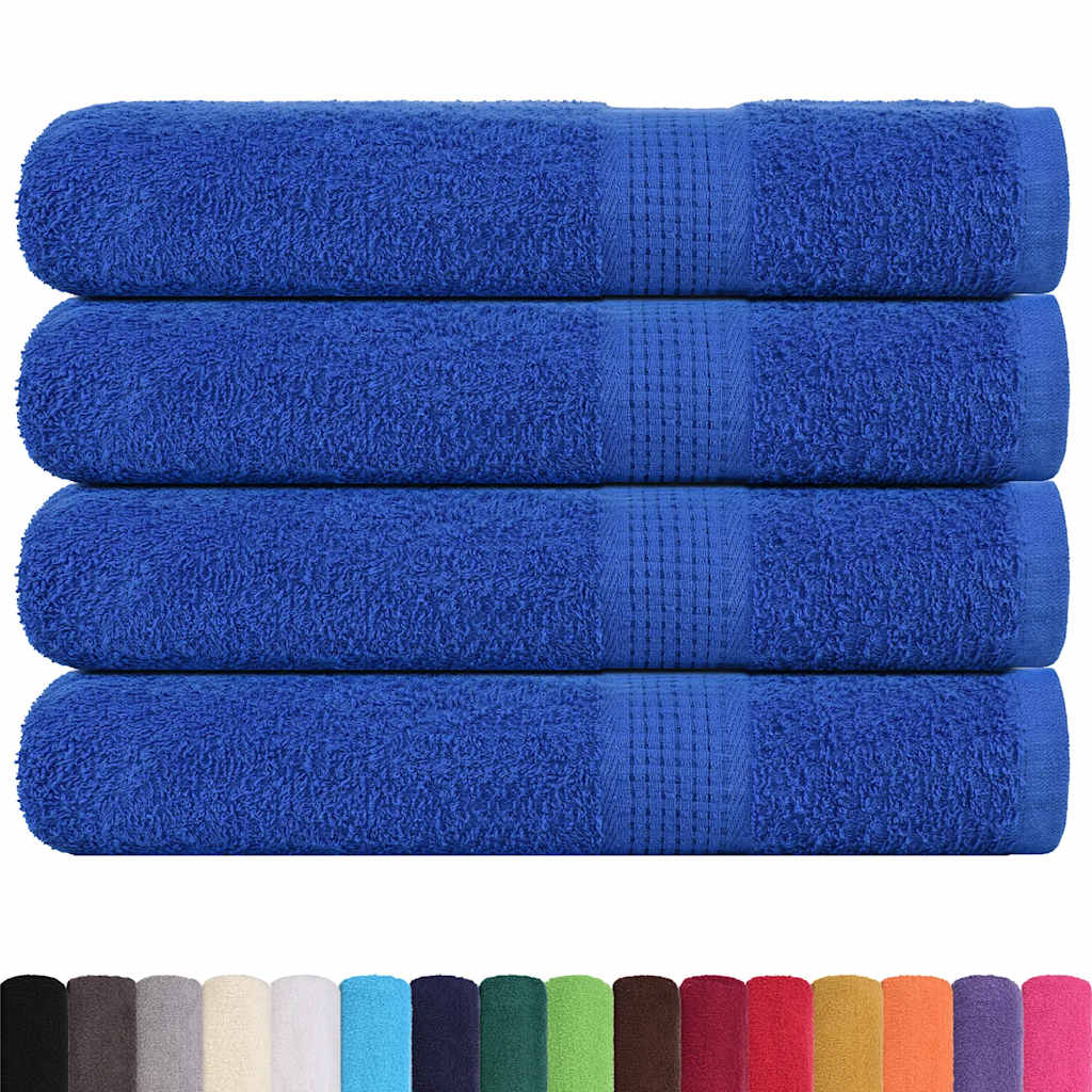 Vidaxl handdoeken frogn 4 st 100x200 cm 360 g m² blauw