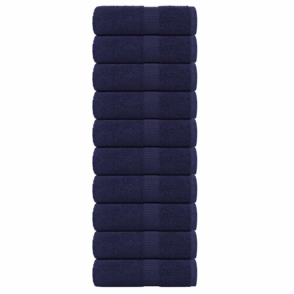 Vidaxl gastendoekjes frogn 10 st 30x50 cm 360 g m² marineblauw