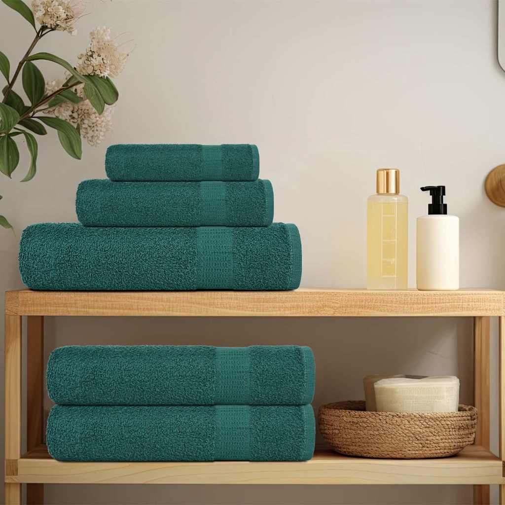Vidaxl gastendoekjes 10 st 30x50 cm 360 g m² 100% katoen groen
