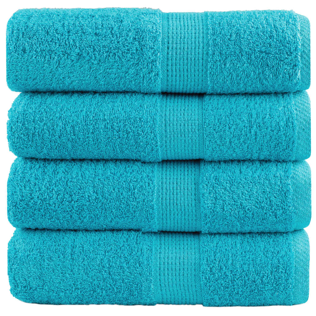Vidaxl gastendoekjes solund 4 st 600 g m² 30x30 cm turkoois
