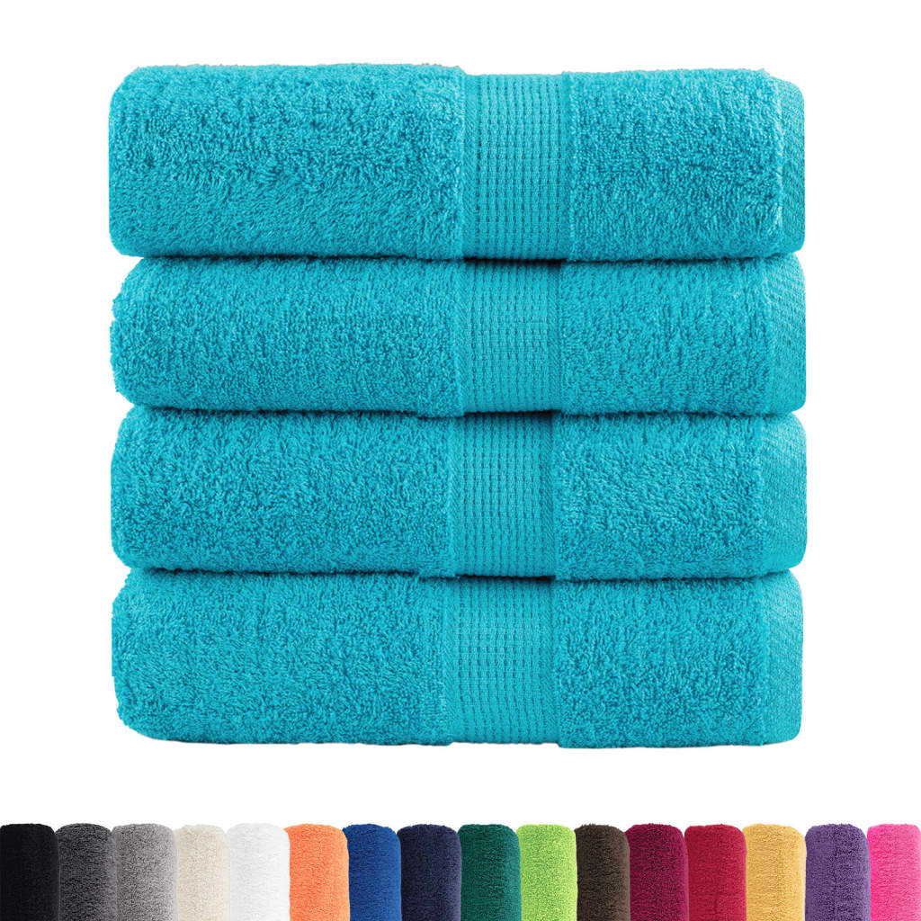 Vidaxl gastendoekjes solund 4 st 600 g m² 30x30 cm turkoois