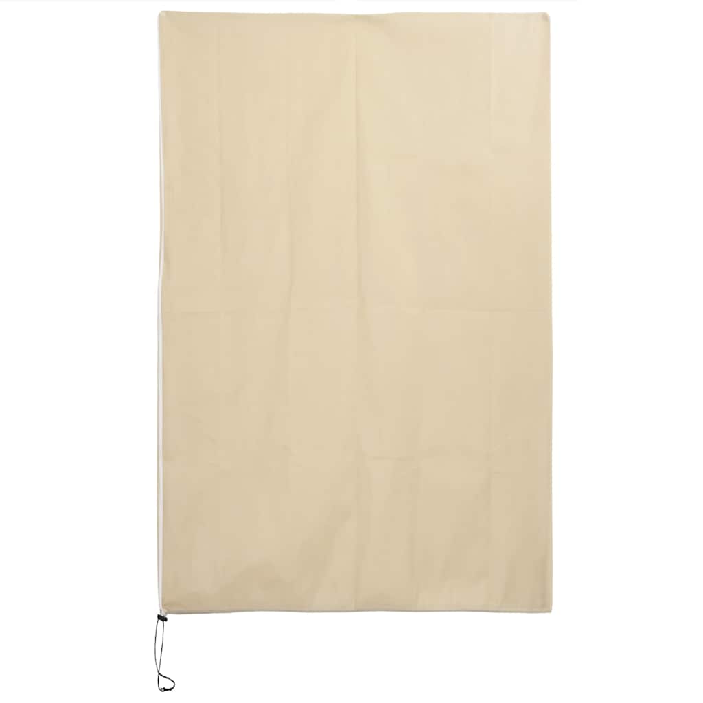 Vidaxl plantenhoezen met verbrand 2 st 70 g m² 1x1,55 m