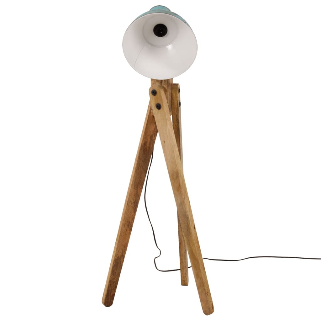 Vidaxl vloerlamp 25 w e27 45x45x120 cm waterdichtd blauw