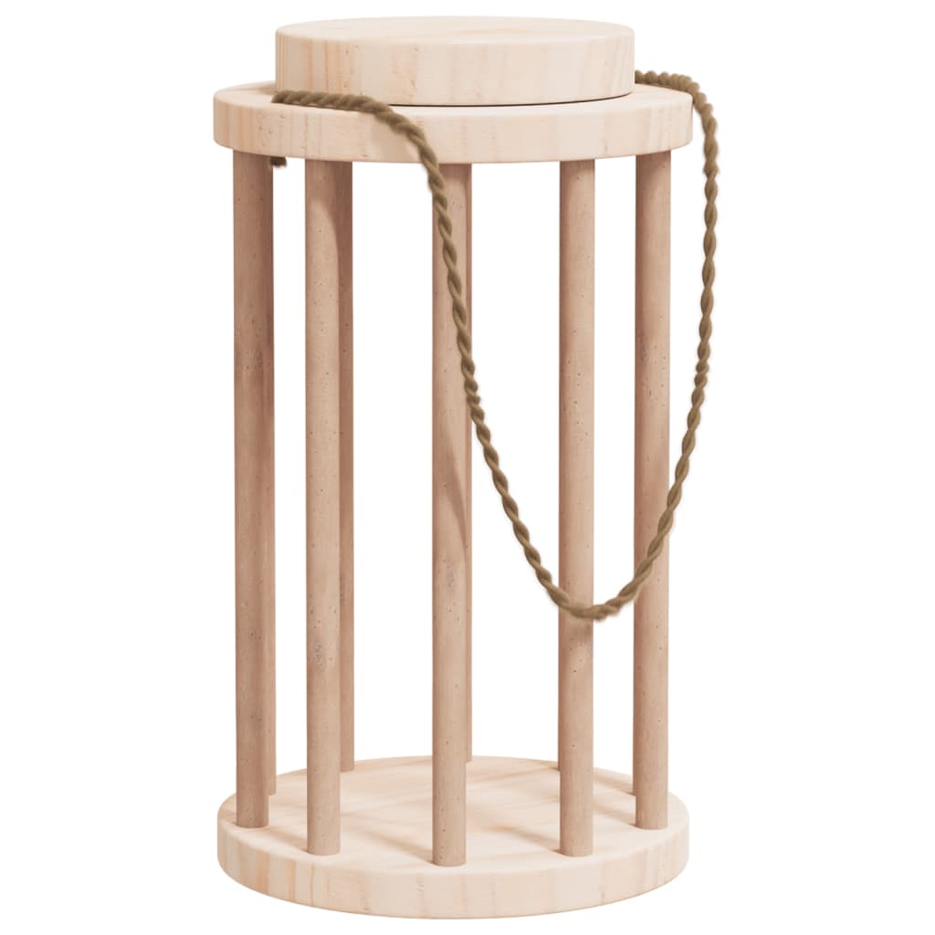 VidaXL Hooiruif voor konijnen Ø15x25,5 cm massief vuurhout