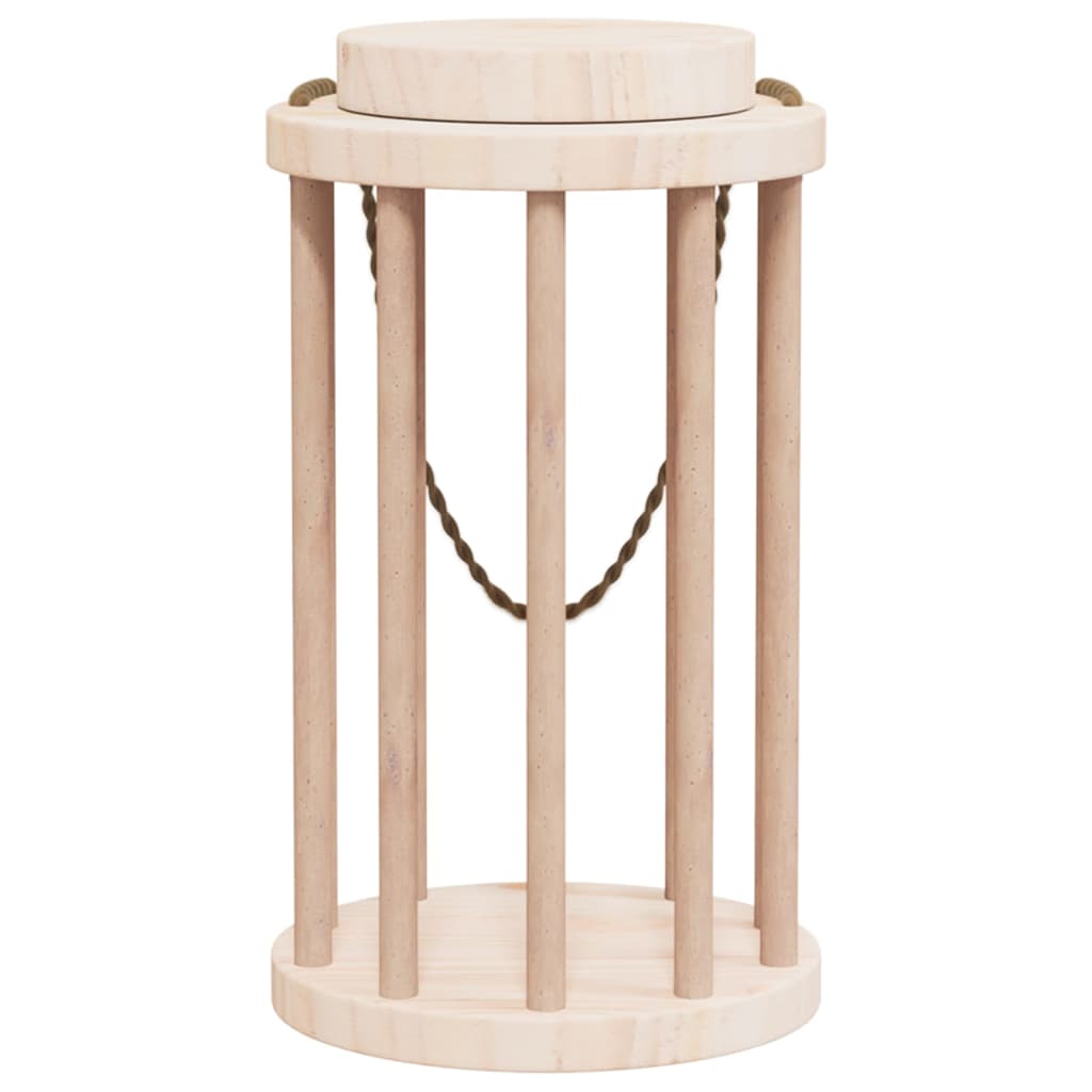 VidaXL Hooiruif voor konijnen Ø15x25,5 cm massief vuurhout