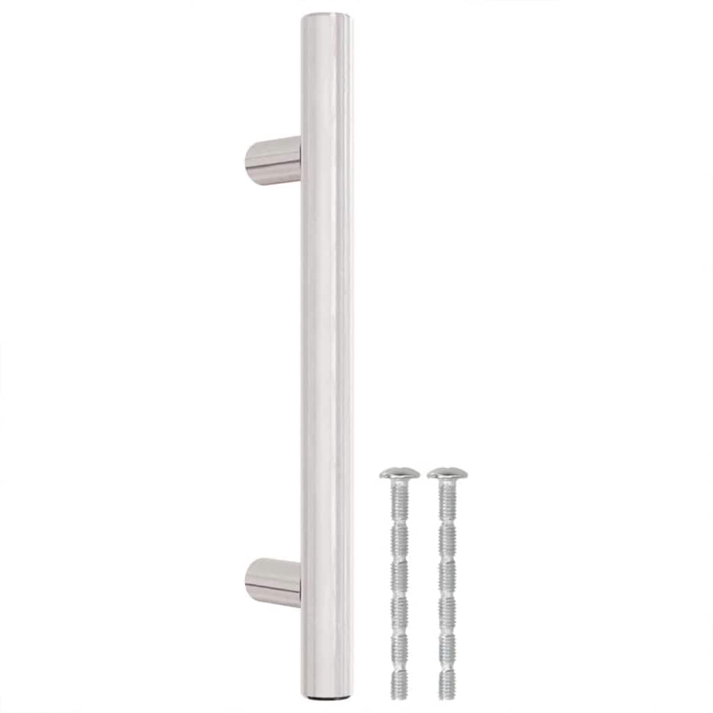 Vidaxl handvatten 10 st 96 mm roestvrij staal zilverkleurig