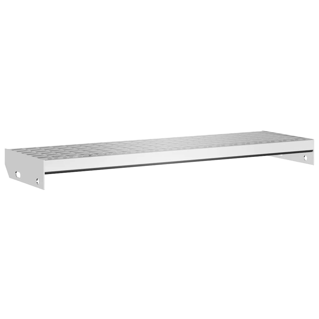 Vidaxl traptrede haan 80x24x7 cm gegalvaniseerd staal