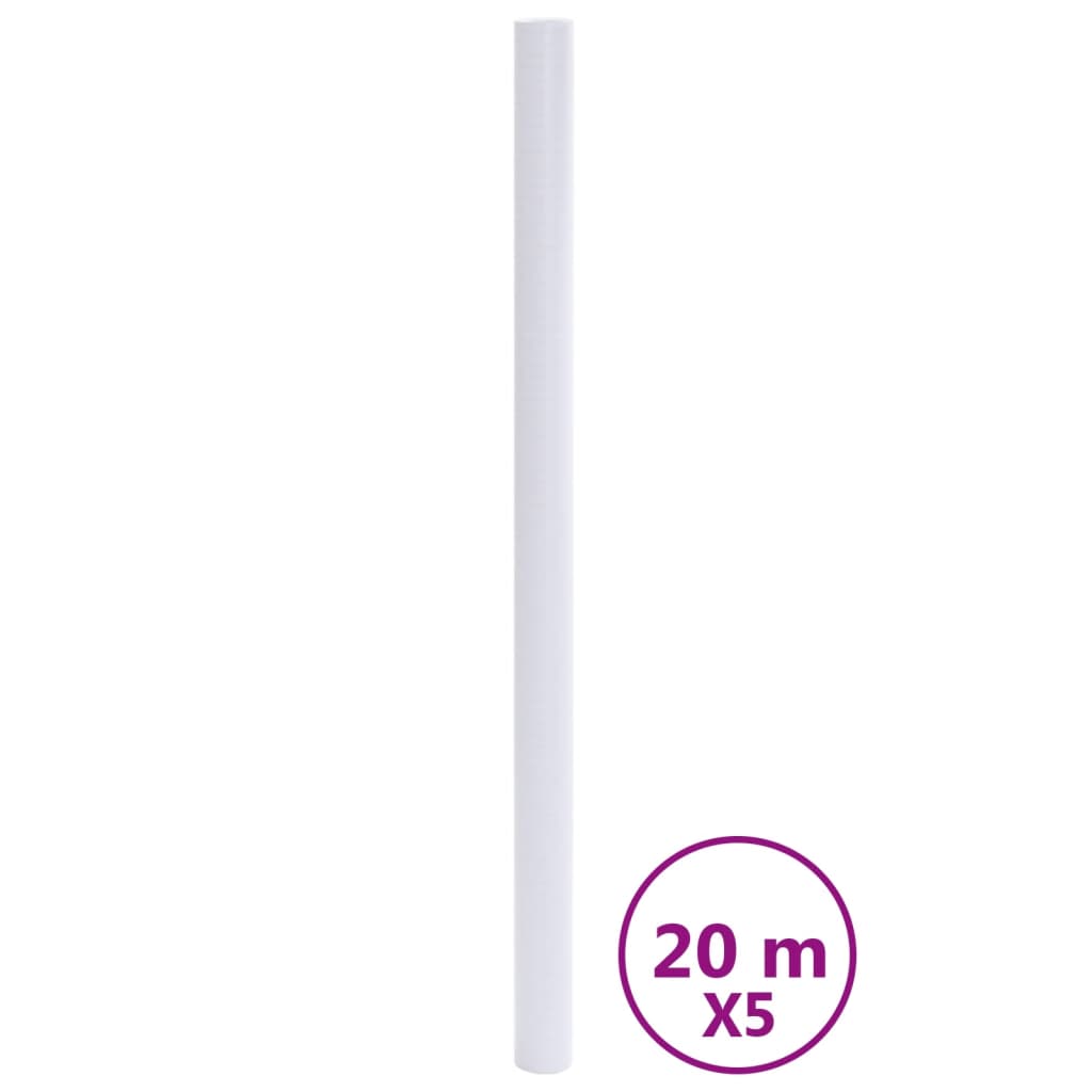 Vidaxl raamfolies mat pvc transparantgrijs