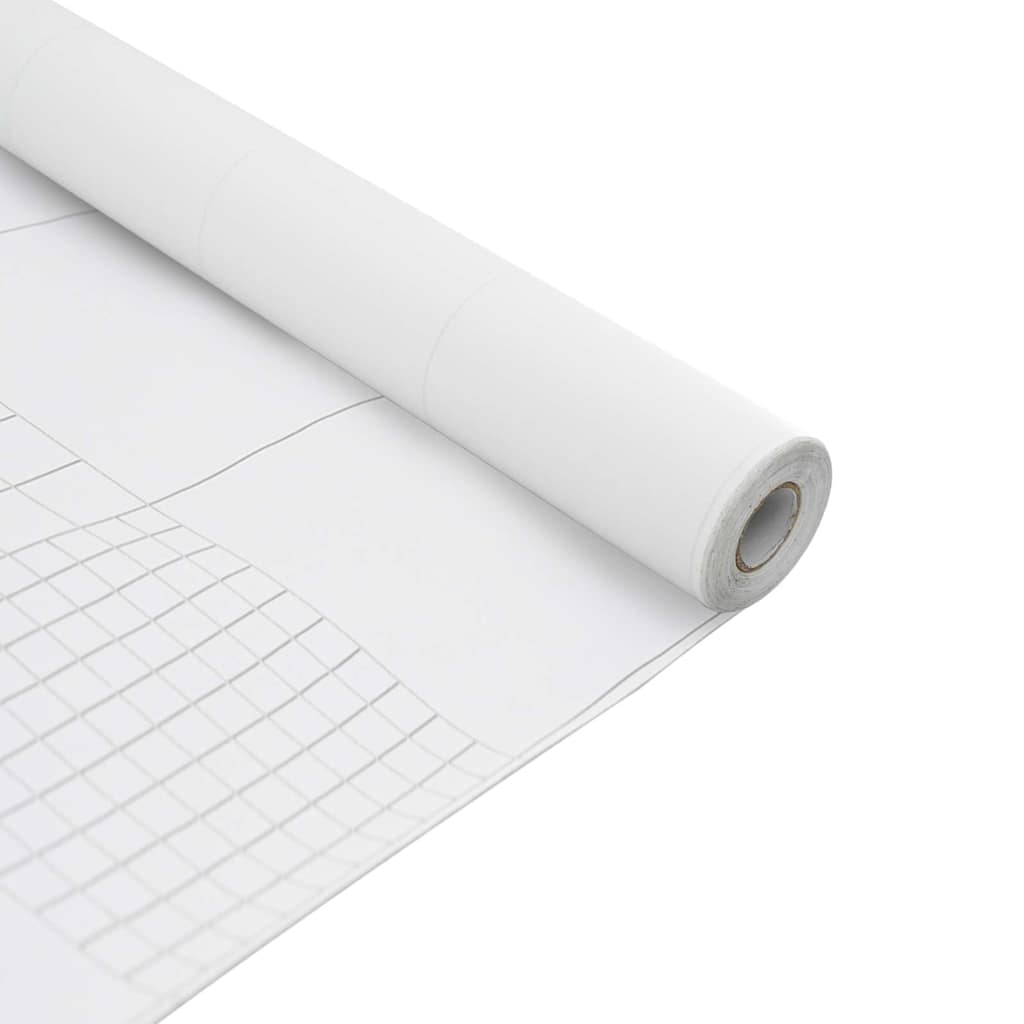 Vidaxl raamfolies mat pvc wit