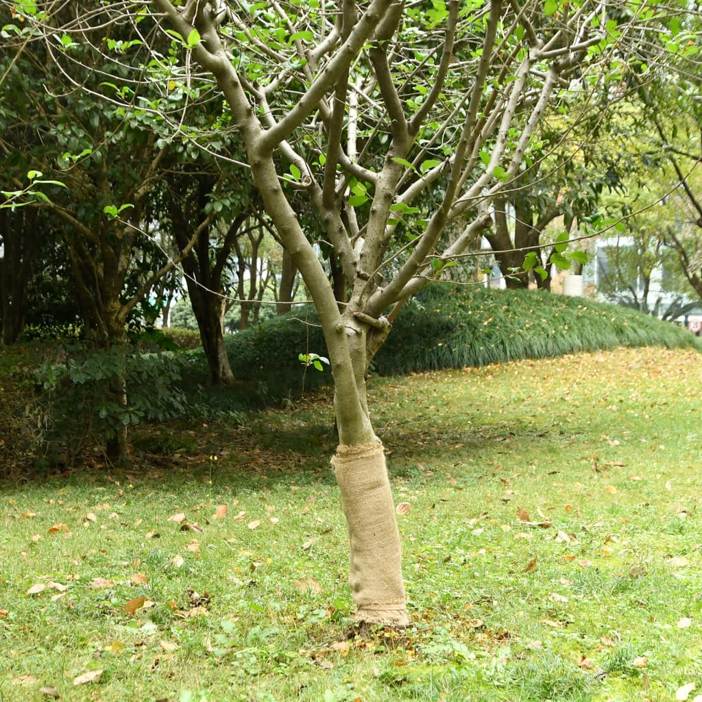Vidaxl jute rollen 2 st 200 g m² 0,5x50 m 100% jute
