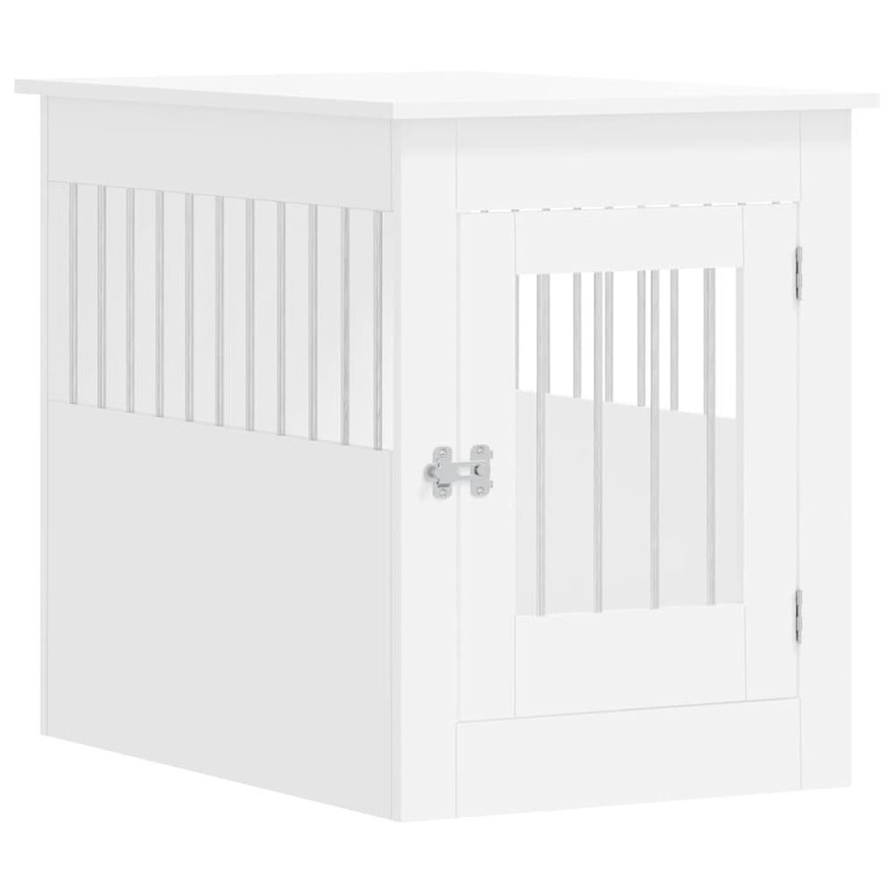 Vidaxl hondenbench 55x80x68 cm bewerkt hout wit