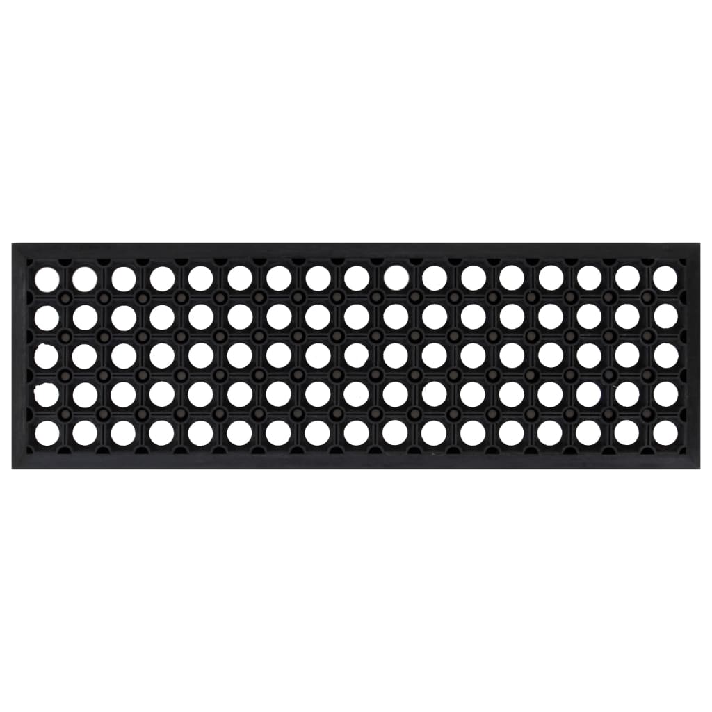 VidaXL Trapmatten 10 st 25x75 cm rubber