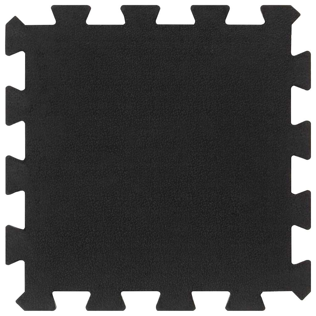Vidaxl rubbertegels 16 st 16 mm 30x30 cm zwart