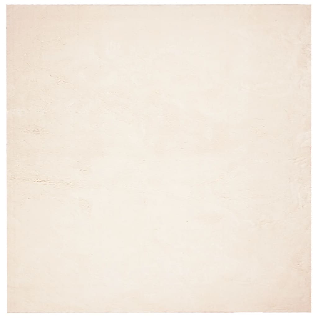 Vidaxl vloerkleed huarte laagpolig zacht wasbaar 240x240 cm beige