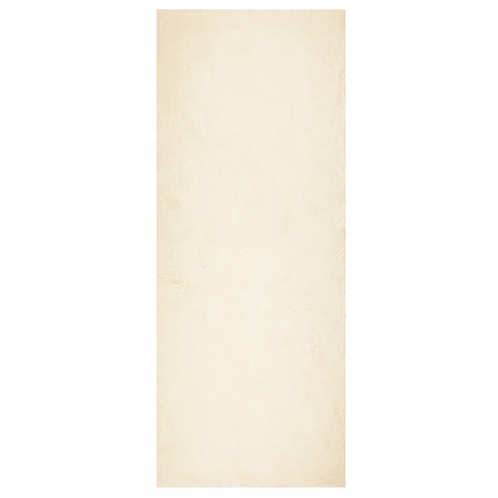 Vidaxl vloerkleed huarte laagpolig zacht wasbaar 80x200 cm crème
