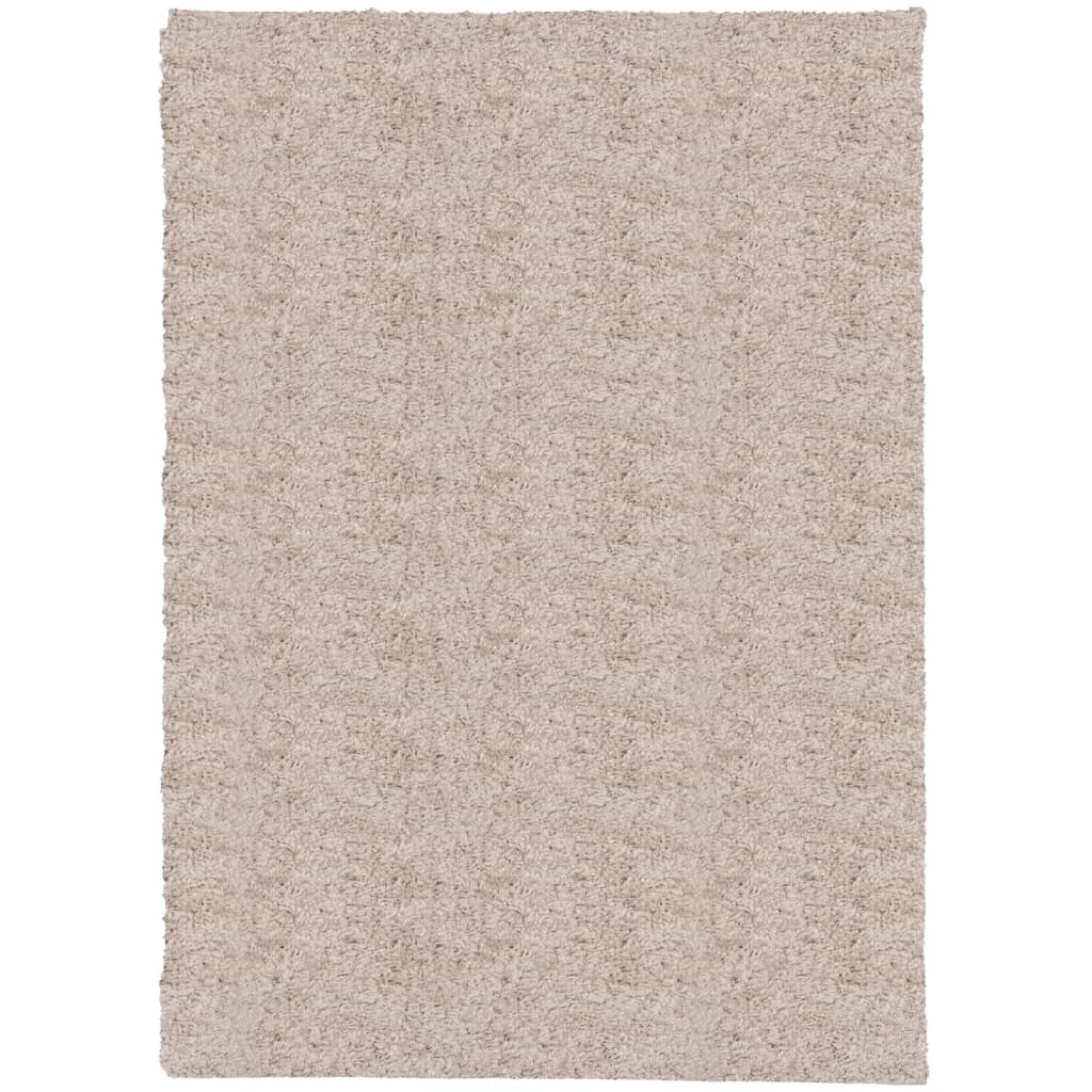 Vidaxl vloerkleed pamplona shaggy hoogpolig modern 200x280 cm beige