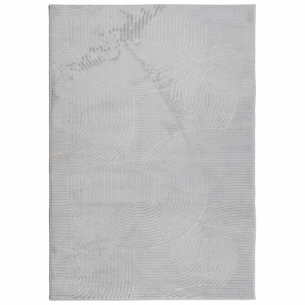 Vidaxl vloerkleed iza laagpolig scandinavisch 160x230 cm grijs