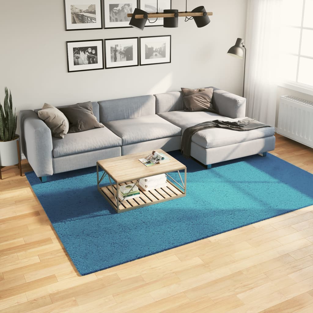 VidaXL Vloerkleed OVIEDO laagpolig 200x280 cm turkoois