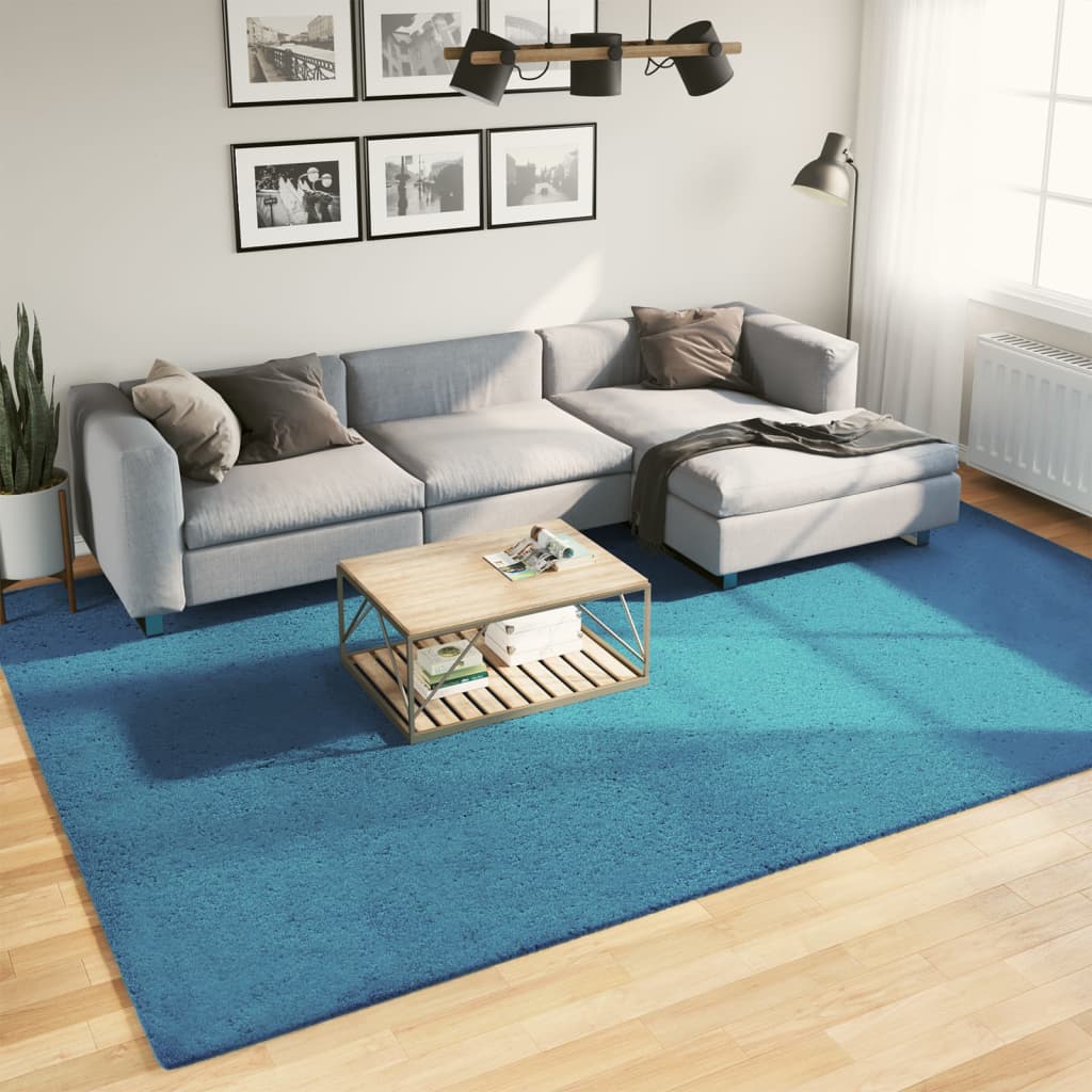 VidaXL Vloerkleed OVIEDO laagpolig 240x340 cm turkoois