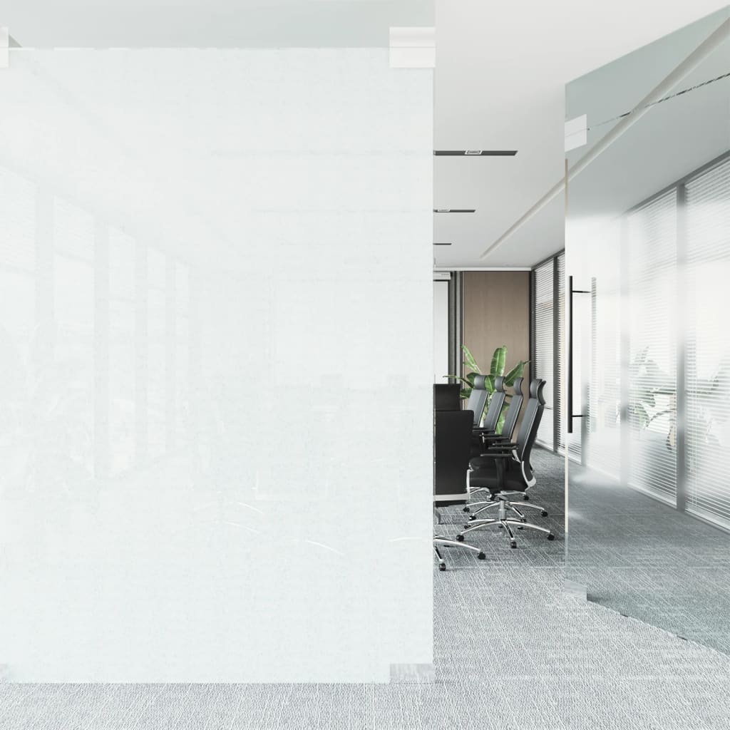 Vidaxl raamfolie mat 45x2000 cm pvc grijs