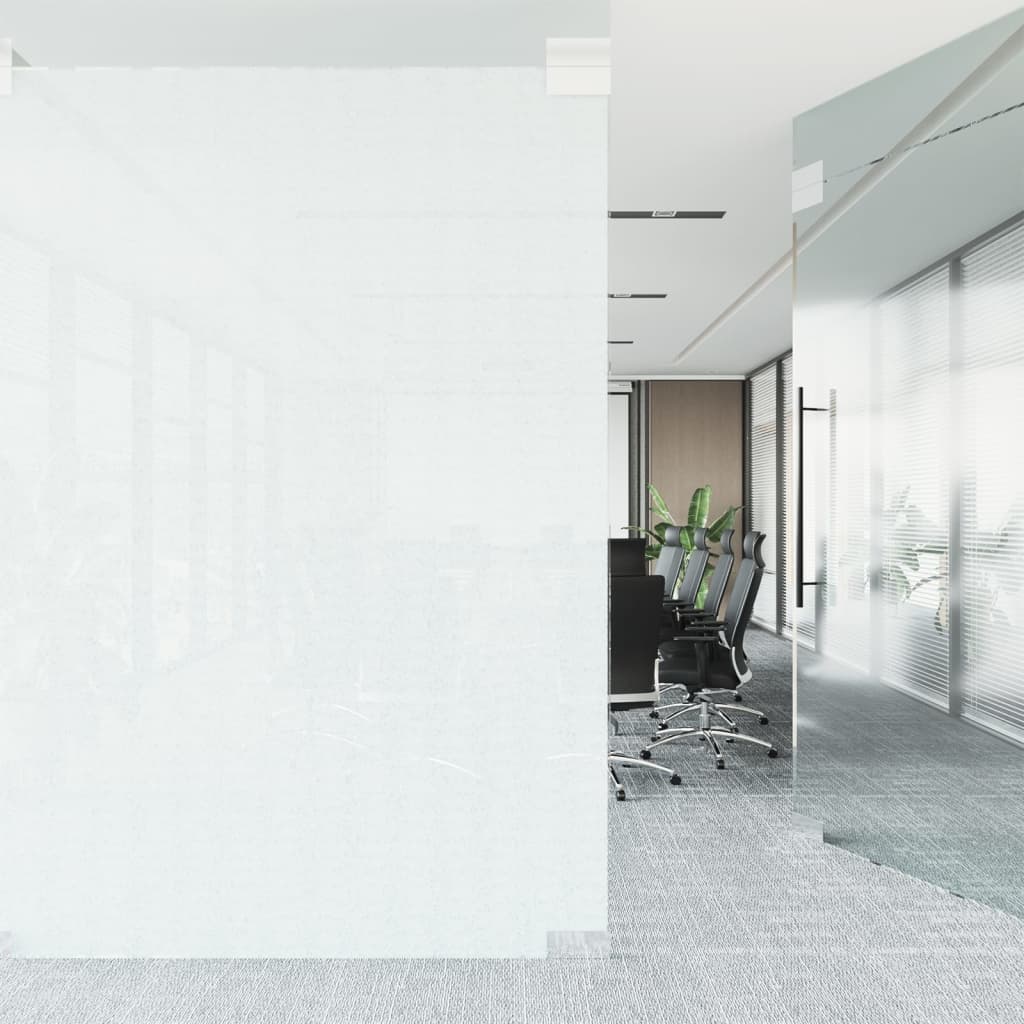 VidaXL Raamfoliemat 90 x 1000 cm PVC wit