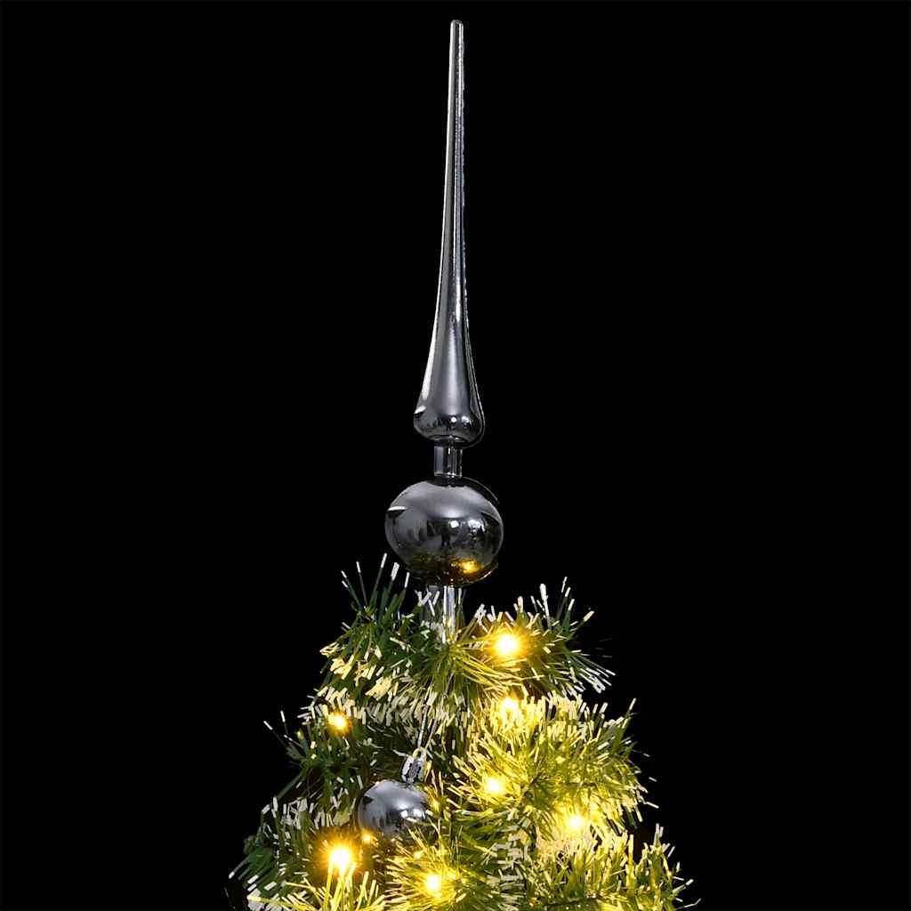 Vidaxl kunstkerstboom 150 led's kerstballen en sneeuw 150 cm