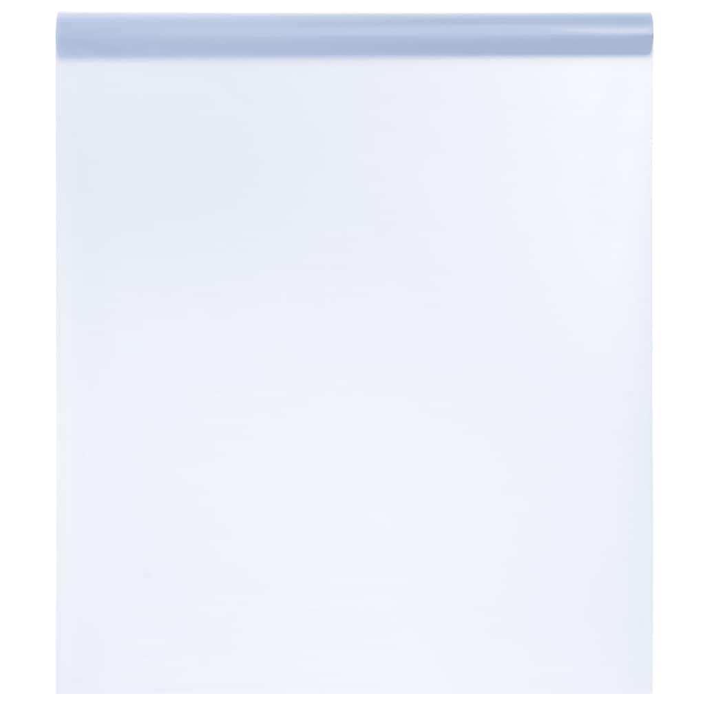 Vidaxl raamfolie statisch mat grijs 60 x 500 cm pvc
