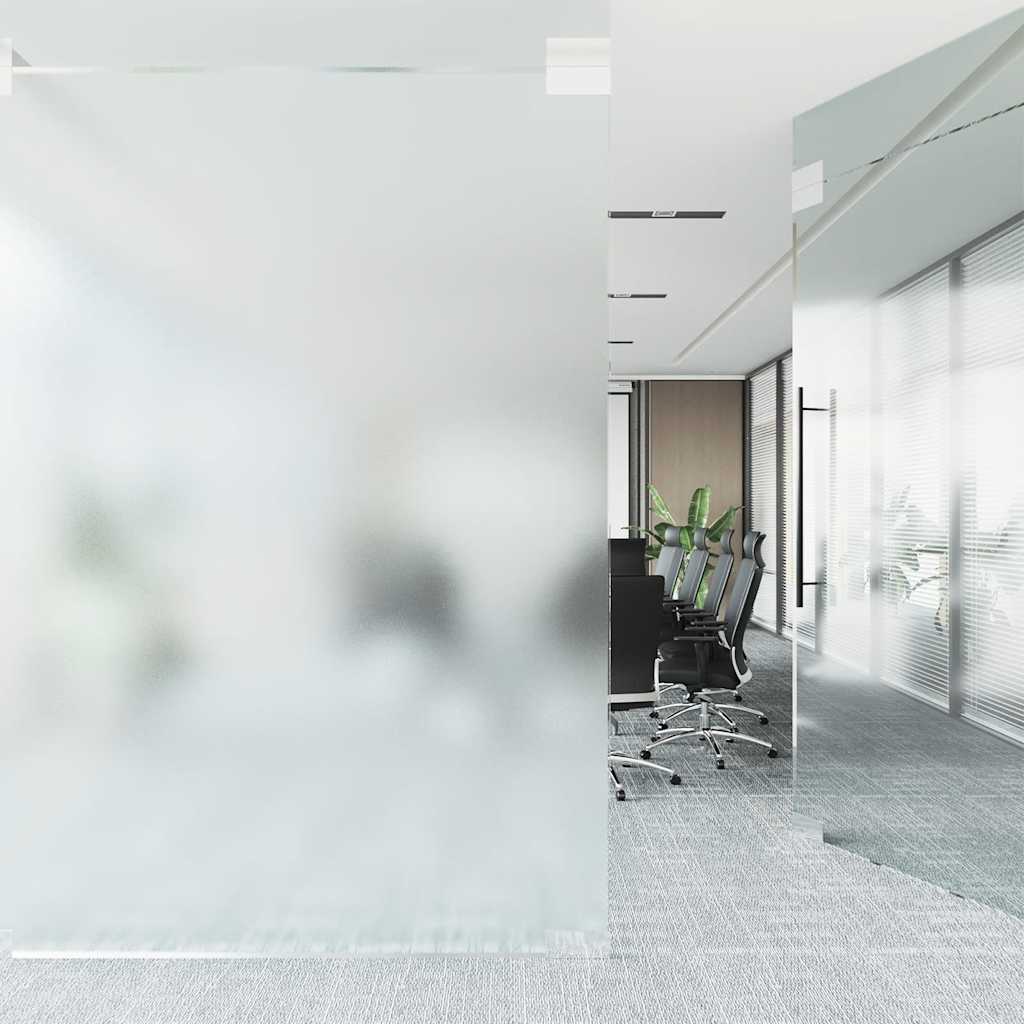 Vidaxl raamfolie statisch mat grijs 60 x 500 cm pvc