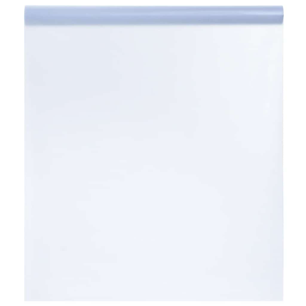 Vidaxl raamfolie statisch mat grijs 90 x 1000 cm pvc