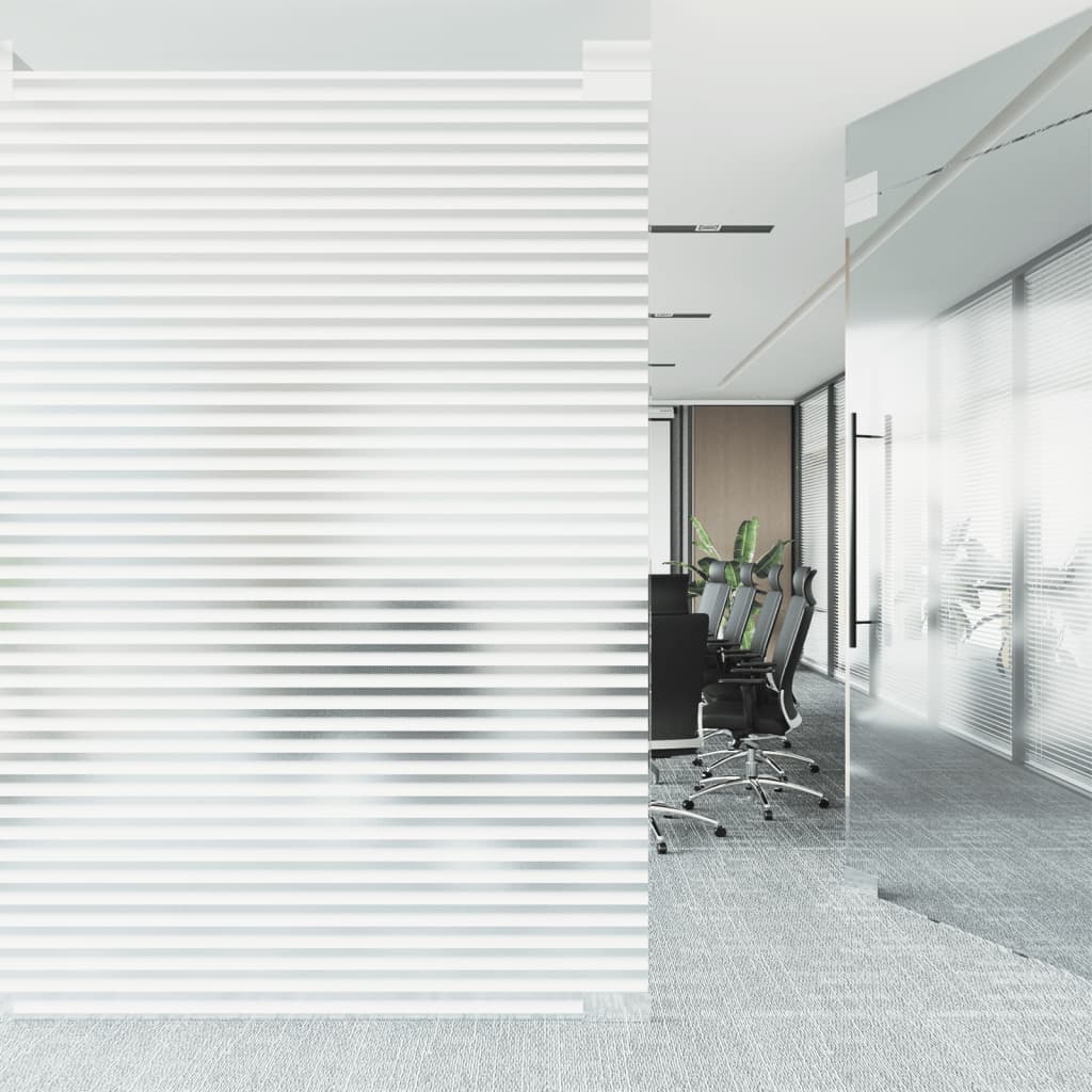 Vidaxl raamfolie strepenpatroon mat 60x500 cm pvc