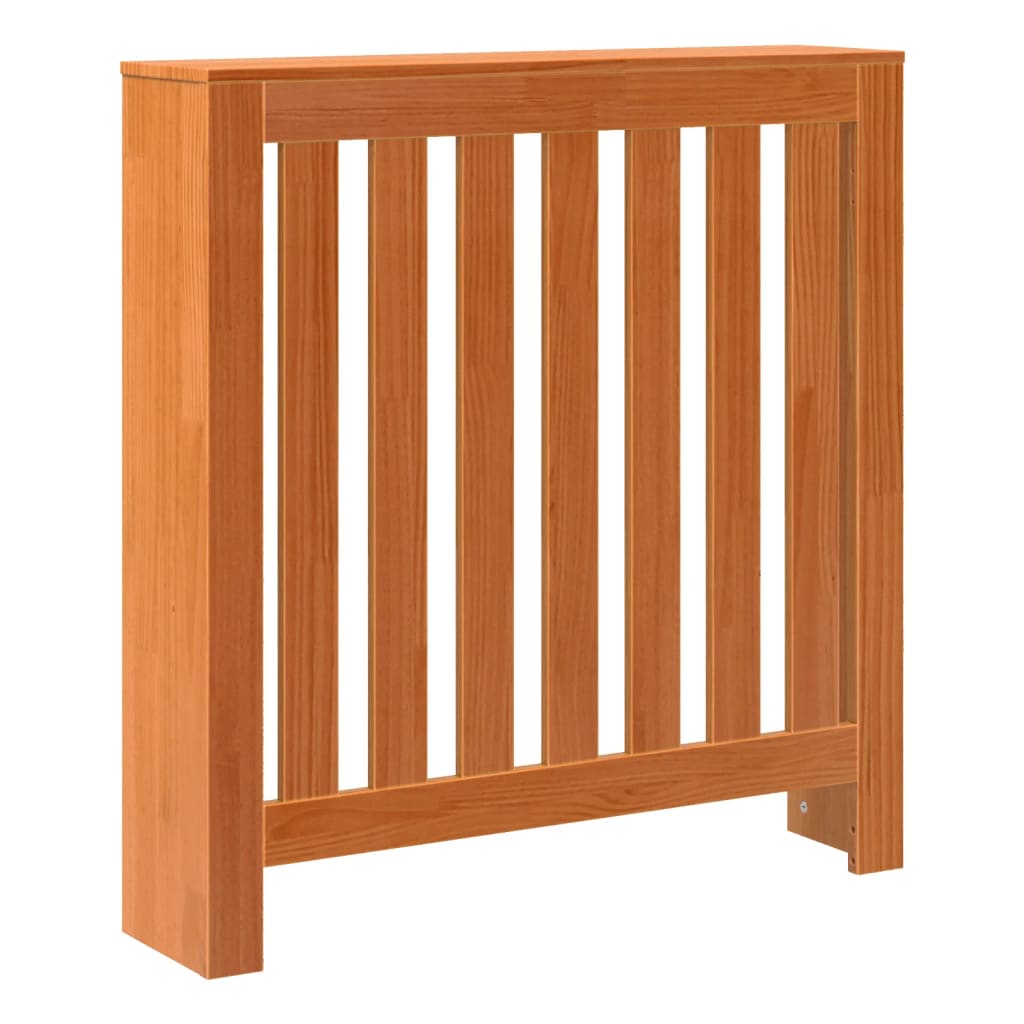 Vidaxl radiatorombouw 79,5x19x84 cm massief groenhout wasbruin