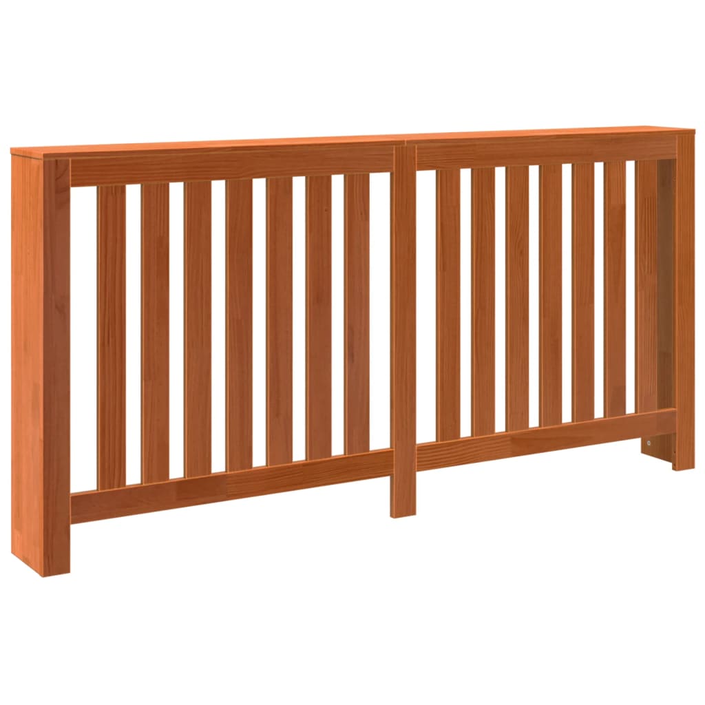 Vidaxl radiatorombouw 169x19x84 cm massief groenhout wasbruin