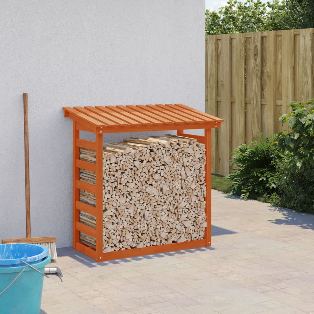 VidaXL Haardhoutrek 108x64,5x110 cm massief groenhout wasbruin