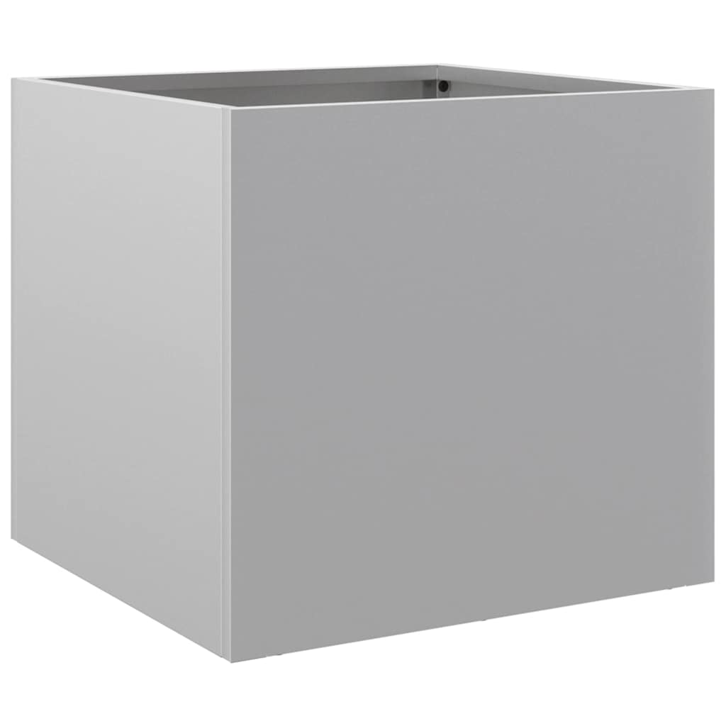 Vidaxl plantenbak 32x30x29 cm gegalvaniseerd staal zilverkleurig